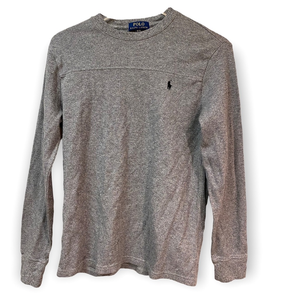 POLO by RALPH LAUREN Gray Long Sleeve Sweater XL Warm Designer Sweater